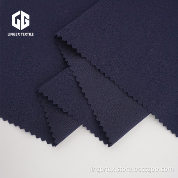 100D polyester crepe tyg med elastan